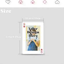 1 Set/54 Pieces, Customized Playing Cards, Customized Text And Pictures, 5 Photos Can Be Customized, Customized Couple Photo And Family Photo Playing Cards, Table Game Cards, Wedding Souvenirs, Anniversary Souvenirs, Wedding Playing Cards, Anniversary Gifts, Anniversary Gifts, Valentine's Day, Mother's Day, Birthday, Father's Day, Graduation Ceremony, Wedding. - Multicolor - View 8