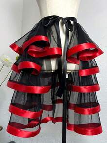 Elastic Waist Tutu Skirt, Suitable For Stage Performance, Game Cosplay, Multi-Color One Size,Summer,Beach,Wedding - Multicolor - View 1