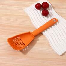 1/2 Pcs Multi-Functional Kitchen Masher Tool, Ricing Ricer Potato Masher Garlic Smasher Slotted Spoon, Cooking Tool Design - Multicolor - View 8