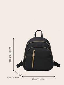 Women Fashion Backpacks - Black - View 5