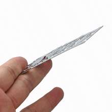 PSKOOK 1 pieza Herramienta multifuncional de supervivencia al aire libre de acero inoxidable, modelo de equipo de pesca y anzuelo (para camping) - plateado