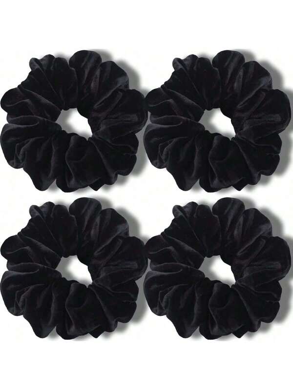 4 piezas/7 piezas/12 piezas Scrunchies extra grandes para cabello grueso de mujer, banda elástica de terciopelo suave y premium Jumbo Scrunchy como accesorios para el cabello