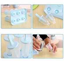 Popsicle Molds 6 Pieces Silicone Ice Pop Molds  Popsicle Mold Reusable Easy Release Summer Party Ice Pop Make