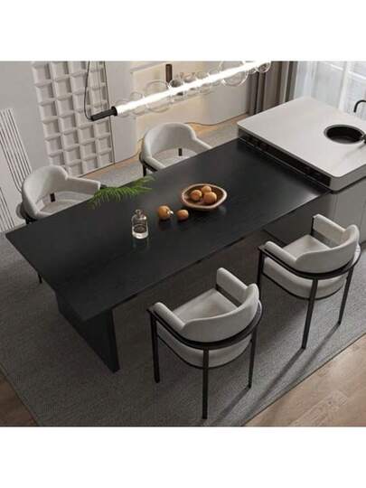 Waterproof Self Adhesive Wood Grain Vinyl Wrap Easy Apply Kitchen Countertop Cabinet Door Renovation Film Tear Off, Stove Top, Character view 6