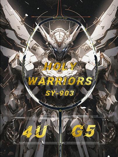 SALYWEE Racket Sports | Original Design | 4U Aluminum Carbon 24~28lbs Pre-Strung | Tacky Grip | Pro-Level Spin Control | Arm-Friendly Shock Absorption | 26.77 Inch | Hardline Design For Power & Control | Free Bag & 2pcs Handglues | Badminton Racket