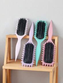 Women's Curling Brush/Curling Brush/Air Cushion Brush – Summer Curl Styling Brush For Curly Hair, Anti-Frizz, No Pull Design – Candy Brush Design - Multicolor - View 5