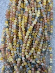 100pcs 8mm Simulated Jade Natural Stones, Agate, Color-Dyed Non-Fading Beads, Supplies For DIY Jewelry Making Such As Bracelets, Keychains, Necklaces, Crafts Decorations, Rich Colors To Inspire Your Creations - Multicolor - View 24