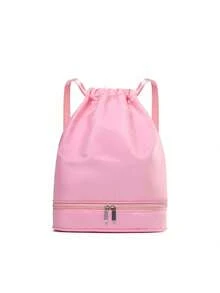 1pc Fashion Simple Dance Bag Independent Shoe Compartment Shoulder Dance Practice Ballet Bag New Dance Bag Sports Yoga Bag Independent Shoe Compartment Lightweight Backpack Gift Bag Fashionable High-End Solid Color Matching Suitable For Daily Use Of Teenagers Dance Class Sweet And Cute Backpack - Dance Backpack - View 18