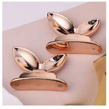 2pcs Cute Sapling/Leaf Design Toilet Lid Handle Grips, Keeps Hands Clean For Bathroom Toilet/Cabinet/Drawer Pull Handle