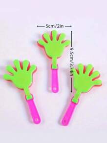 20 PCS Mini Clapper,Length 9.5cm/3.74in/ Width 5cm/1.97in Ideal For Holidays, Birthday Party Gifts And Supplies Suitable For Christmas Party Christmas Gift New Year Gift Christmas Garter Gift Holiday Rave, Plastic Party Clapper Happy Maker Party Bring You Carnival And Joy,Color Random