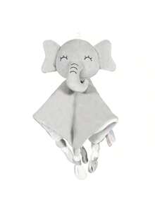 Personalized Embroidered Name/Text Comfort Toy, New Year Gift, Newborn Blessing Gift, Cartoon Soft Comfort Blanket, Rattle Paper Handkerchief, Plush Toy With Built-In Bell, Soft & Cute, Suitable As Gift For Family, Friends, Birthday, Holiday, Back To School - Multicolor - View 14