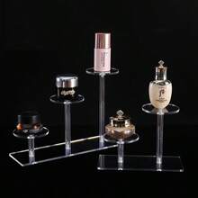 1PC Acrylic Round Display Stand Transparent Action Figure Display Stand Cosmetics Perfume Small Acrylic Display Stand Jewelry Watch Display Stand - Clear - View 6