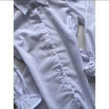 2-Piece Children's Set Dress Shirt + Long-Sleeved Blouse With Bows Sizes 2 To 10 - Rust Brown - View 6