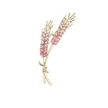 Broche de trigo ucraniano para mujer, accesorio patriótico para fiesta, banquete, decoración y regalo