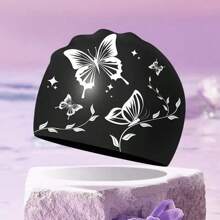 1pc Women Waterproof Non-Slip Large Size Swimming Cap, Suitable For Long Hair Adults, Swimming Equipment