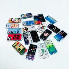 5/6/12 قطع ، لعبة صحية. نماذج هواتف محمولة صغيرة. هاتف محمول مصغر مجسم. ديكور هاتف محمول مصغر. ديكور نموذج هاتف محمول. اكسسوارات وديكورات هاتف منزلي صغير. نموذج مصغر للهاتف المحمول. ديكورات هاتف محمول، دعائم مشاهد الحياة. دعائم هاتف لتصوير مشاهد لعب البيت. ديكور هاتف محمول مصغر. (نمط عشوائي)