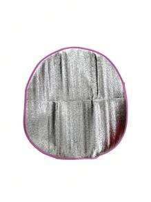 1 pieza Cubierta protectora de aluminio para el volante del coche de verano, anticalórica, plegable, de aislamiento térmico y anticoptaminación