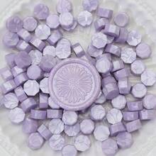 100 件/袋红色系列蜡封珠，八角形，用于信封密封、婚礼请柬、礼品包装 - 彩色 - 查看 15