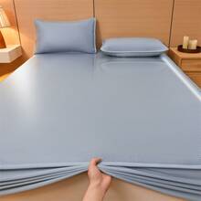 Fitted Sheets - Lenzuolo con angoli in rattan di ghiaccio - Earl Grey - Visualizzare 6