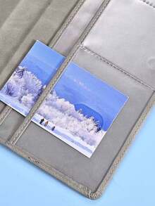 High-Quality Faux Leather Car Document Holder - Fashionable Unisex Storage Pouch - Storage For Insurance, Registration, And Manuals - Fits In Glove Box, Compact And Portable, Ideal Gift For Girlfriend, Sunny Travelers, Cool People, Perfect For Christmas, Valentine's Day, Stocking Stuffer, Personalized Gift, And Christmas Present - Multicolor - View 3