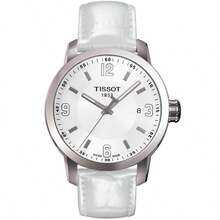 Tissot Men's PRC 200 T0554101601700 Strap Silver Dial Quartz Movement Buckle Clasp 39mm Round Watch - trắng - Xem 2