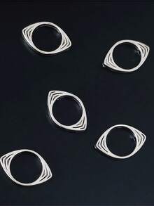 50颗14.5毫米恶魔之眼珠宝框架隔珠。珠宝DIY，珠宝DIY配件。适用于耳环、项链、手链、发饰、发夹。手机壳、护身符、护身符、钥匙扣装饰。汽车流苏吊坠。智能手机挂绳。手工艺品和日常礼品。打造独特魅力的珠宝。珠宝DIY制作，珠宝配件，手工制作。珠子零件 - ring/ - 查看 7