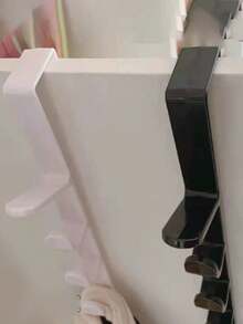 2pcs Coat Hangers With Hanging Hooks, Over-The-Door Holder For Bags, Home And Dorm Storage Rack - Multicolor - View 2