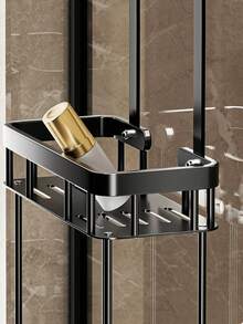 1 件易于安装的门上储物架，无需钻孔，多功能收纳架，适用于卧室、厨房和餐具室