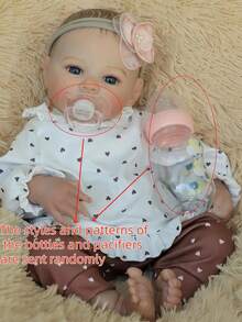 逼真重生婴儿娃娃，全乙烯基身体，18 英寸，栩栩如生，看起来像真实新生婴儿娃娃，解剖学上正确的玩具