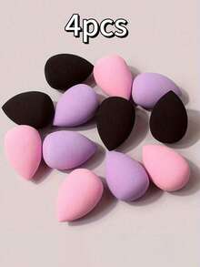 12/4pcs Multifunctional Mixed Shape Cosmetic Sponge, Multi-Color Cosmetic Sponge, Soft Reusable Cosmetic Sponge, Flawless Cosmetic Sponge, Cosmetic Tools, Beauty Mixer, Hydrophilic PU Cosmetic Egg, Suitable For Foundation Make-Up,Cheap,Stocking Stuffers,Makeup,Makeup Tools,Cheap Stuff,Gifts,Gifts For Women,Christmas Gifts
