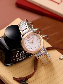 Juicy Couture Women Quartz Watch Sweet Girl Style Ladies Beacelet Women Bracelet Watch With Two-Tone Stainless Steel Stap JC/1051WTRT - 彩色 - 查看 6