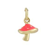 1 pieza Nuevo accesorio de joyería minimalista y creativo de cobre: Accesorio para copa de vino, seta, colgante DIY, pulsera, tobillera, collar, pendientes, dije para bolso