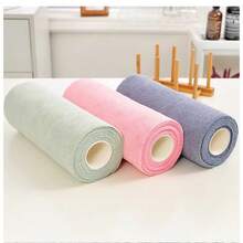 XFHSZ 30-Piece Super Absorbent & Rust-Resistant Microfiber Cleaning Cloth Set, Multi-Purpose Kitchen Heavy Grease Removal Cloths, Powerful Stain Removal Without Residue, Washable & Reusable, Lint-Free & Fuzz-Free, Non-Scratching On Kitchenware Surfaces, Wet & Dry Dual-Use Cleaning Roll Towels, Suitable For Living Room, Bathroom, Glass & Furniture Cleaning, Time-Saving & Labor-Saving Holiday Cleaning Essential, Cost-Effective Must-Have Household Cleaning Kit, Top Choice For Christmas Deep Cleaning Stock-Up - Xám - Xem 5
