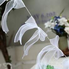 1 pièce nœud fleur à pull en maille/dentelle, décoration d'atmosphère festive, décoration de chambre, fournitures pour fête d'anniversaire, accessoires photo, fournitures pour baby shower