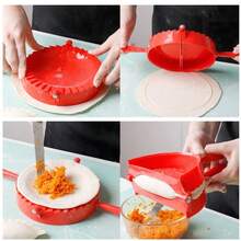 1pc-Multi-Functional Dough Press Machine Mold, Dumpling Press Machine, Handmade Pie Mold, Used For Making Dumplings, Pies And Leeks - Multicolor - View 8