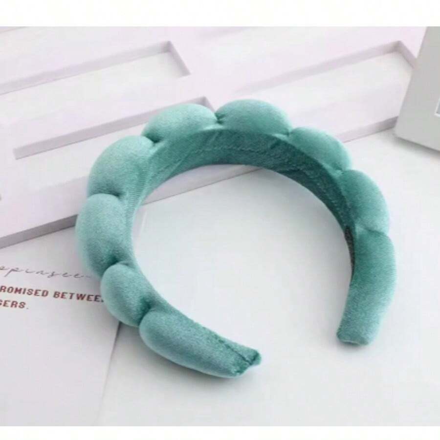 Fascia Per Capelli In Velluto Teschio Alto Spugna Superiore Torsioni Di Pasta Fritta Fascia Per Capelli Ad Alto Senso Accessori Per Capelli Fascia Per Capelli In Tinta Unita