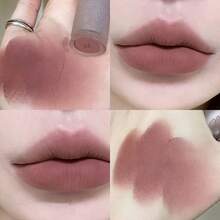 5 Opções de Cores Batom Matte, Gloss Labial Matte Veludo À Prova d'Água e Não Desbotante, Realça a Cor e Ilumina os Lábios, Adequado para Todos os Tons de Pele, Cores de Lábios Marrons e Escuros - Multicolorido T829 - Visão 14
