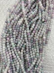 100pcs 8mm Simulated Jade Natural Stones, Agate, Color-Dyed Non-Fading Beads, Supplies For DIY Jewelry Making Such As Bracelets, Keychains, Necklaces, Crafts Decorations, Rich Colors To Inspire Your Creations - Multicolor - View 27