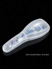 Travel Razor Case, Compact & Protective Shaver Case – Transparent, Dustproof Travel Organizer,3/2/1pc Trip Portable Razor Holder Container Storage, Razor Travel Case, Travel Razor Cover, Razor Protector, Outdoor Camping Business, Shaving Box (Not Include Shaver)