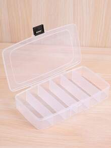 发夹和首饰收纳盒，5 个隔层，6 个隔层，用于美容化妆和美发工具、橡皮筋夹和发饰的收纳盒，带扣便携式分格盒，情人节女士收纳盒，旅行必需品，返校宿舍收纳