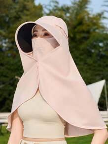1 Versatile Hat With Wide Brim, Good Breathability, Protects Neck, Covers Face, Sun-Shading & UV Protection, Sweet & Fashionable, Suitable For Outing, Travel, Outdoor Activities, Cycling, Hiking