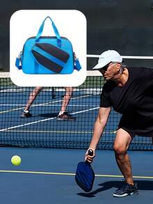 Pickleball Bag, Pickleball Bag With Shoe Compartment, Unisex, Large Capacity Pickleball Racket Bag, Gifts For Men, Gifts For Women, Gifts For Teens - Multicolor - View 3
