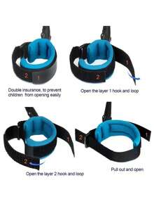 قطعة واحدة حزام أمان أطفال مضاد للحمل وحبل قطر للأمان، حبل أمان مضاد للفقد مناسب للسفر العائلي
