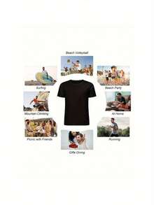 Camiseta de algodón extragrande, camiseta de cuello redondo 100% algodón con famoso estampado  Nip Hustle, estilo de ropa urbana casual, comodidad para todas las estaciones, transpirable y que absorbe la humedad, ajuste regular - negra, manga corta, pijamas, ropa de noche ultra suave, camiseta de moda imprescindible - Negro - Ver 6