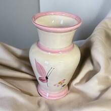 Ceramic Vase For Placing Flowers Made Of Ceramic Decoration - Rosa Borboleta - View 6