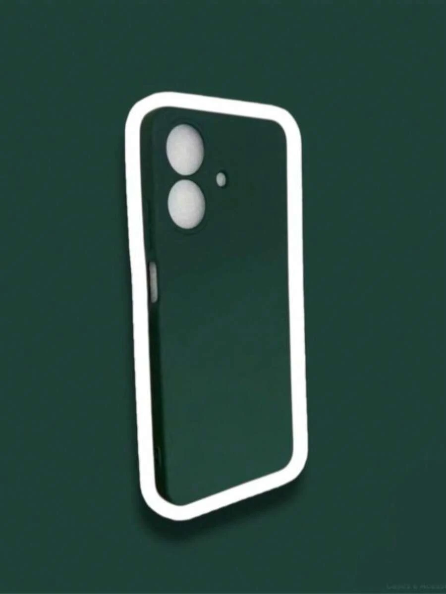 Realme Note 60 Case - Silicone With Velvet - xanh quân đội - Xem 1
