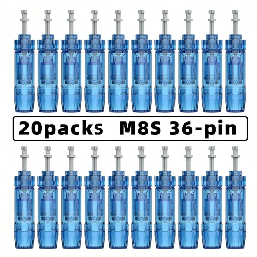 20pcs Ultima M8S 18 36 Round Nano -Pin 0.25mm Cartridges - Compatible With A9, A11, A8S, M8S, And Bio Pen Q2 - Original Replacement Parts - 20 cái 36 chân - Xem 1