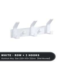 Other Hooks & Rails - Row 3 White Hooks - View 13