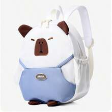 New School 书包女士学校背包 返校青年学校背包 学龄前背包 女士学校背包 多功能背包 可爱轻便书包 大容量 Capibala 印花学校