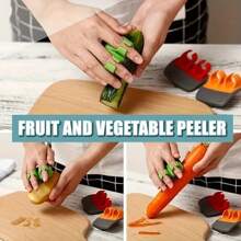 1 Peça Descascador de Aço Inoxidável - Lâmina Super Afiada para Descascar Frutas e Vegetais com Facilidade - Ferramenta de Cozinha Durável com Cabo Ergonômico, Preparo de Refeições Rápido
